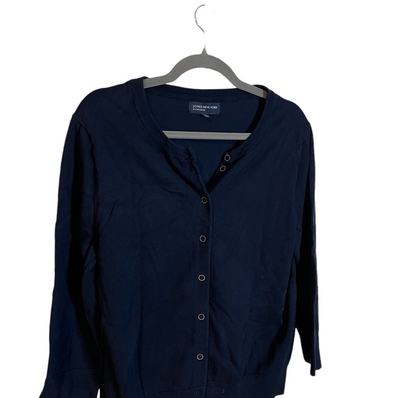 A Womens Jones New York black cardigan in size extra large - Picture 2 of 6